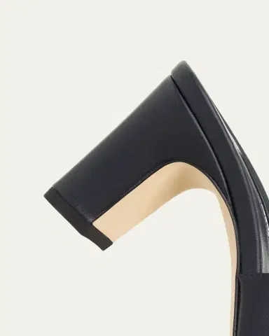 Manolo Blahnik 70mm Rapallabar Open-Toe Leather Mules | Thumbnail 3 Manolo Blahnik 70mm Rapallabar Open-Toe Leather Mules | Thumbnail 3