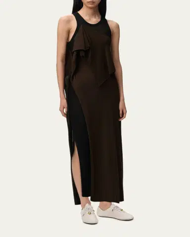 Loewe Asymmetric Layered Maxi Dress | Thumbnail 2 Loewe Asymmetric Layered Maxi Dress | Thumbnail 2