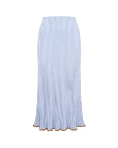 Gabriela Hearst Kavya Rib Knit Midi Skirt | Thumbnail 1 Gabriela Hearst Kavya Rib Knit Midi Skirt | Thumbnail 1