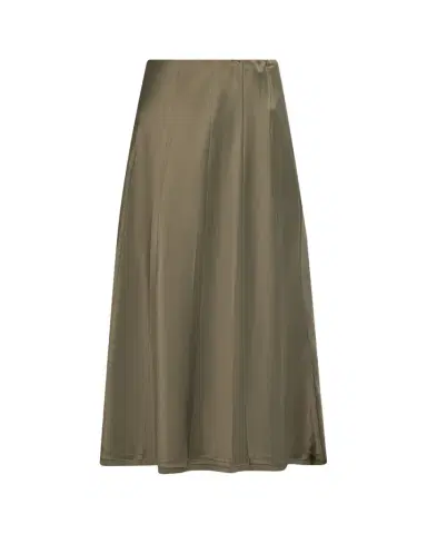 Vince Pleated Satin Midi Skirt | Thumbnail 1 Vince Pleated Satin Midi Skirt | Thumbnail 1