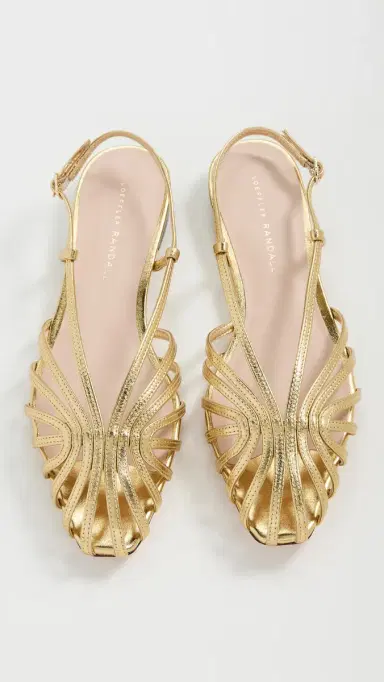 Loeffler Randall Devon Lattice Slingback Sandals Gold 5 | Thumbnail 5 Loeffler Randall Devon Lattice Slingback Sandals Gold 5 | Thumbnail 5