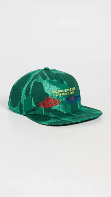 Malbon Derby Snapback Cap Divot Camo Jungle One Size | Thumbnail 2 Malbon Derby Snapback Cap Divot Camo Jungle One Size | Thumbnail 2