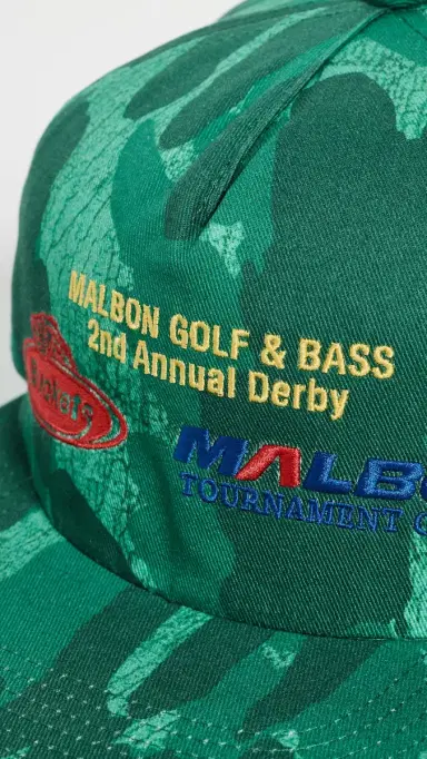 Malbon Derby Snapback Cap Divot Camo Jungle One Size | Thumbnail 4 Malbon Derby Snapback Cap Divot Camo Jungle One Size | Thumbnail 4