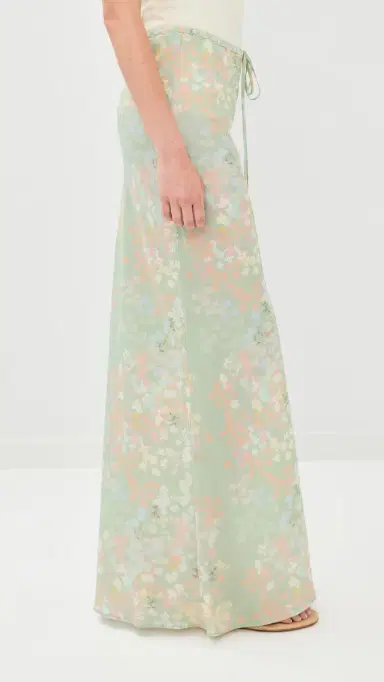 BERNADETTE Emily Silk Skirt Jasmine/Mint | Thumbnail 5 BERNADETTE Emily Silk Skirt Jasmine/Mint | Thumbnail 5