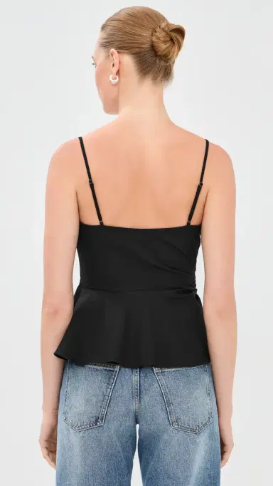 Veronica Beard Solange Top Black 4 | Thumbnail 4 Veronica Beard Solange Top Black 4 | Thumbnail 4