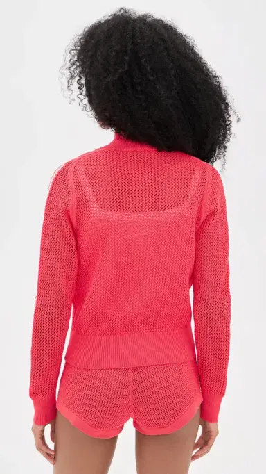 Adidas Knitted Crochet Track Jacket Semi Lucid Red/Blue L | Thumbnail 3 Adidas Knitted Crochet Track Jacket Semi Lucid Red/Blue L | Thumbnail 3