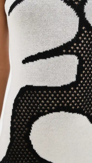De Loreta Gardenia Dress Black White | Thumbnail 6 De Loreta Gardenia Dress Black White | Thumbnail 6