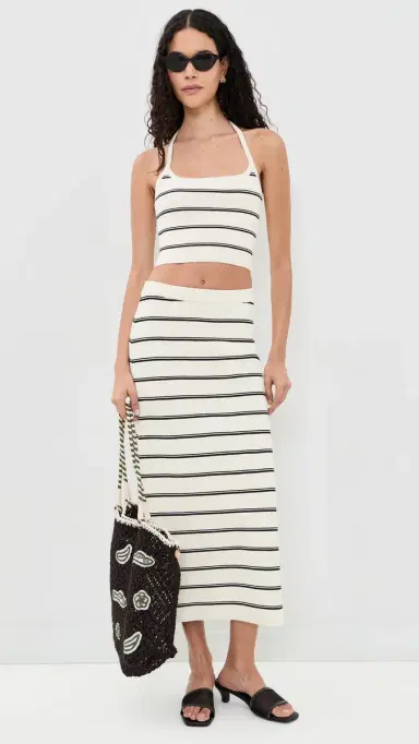 LSPACE Positano Top ykonos Stripe | Thumbnail 5 LSPACE Positano Top ykonos Stripe | Thumbnail 5