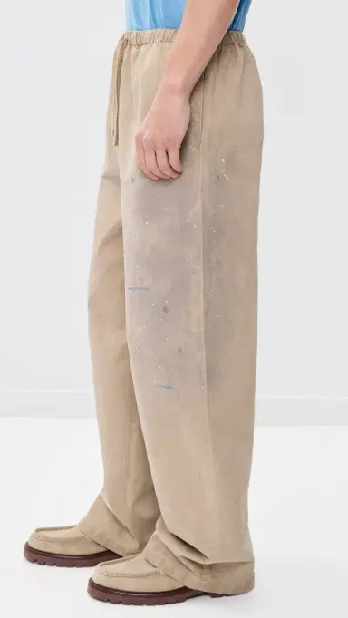 Acne Studios Plott Peached Light Cotton Twill Pants Light Beige | Thumbnail 4 Acne Studios Plott Peached Light Cotton Twill Pants Light Beige | Thumbnail 4