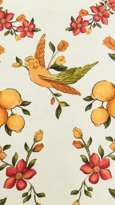 FARM Rio Scalloped Blouse Lemon Bouquet Off-White | Thumbnail 6 FARM Rio Scalloped Blouse Lemon Bouquet Off-White | Thumbnail 6