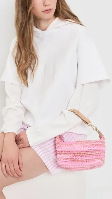 Stoney Clover Lane Mini Shoulder Bag Beige/Pink One Size | Thumbnail 3 Stoney Clover Lane Mini Shoulder Bag Beige/Pink One Size | Thumbnail 3
