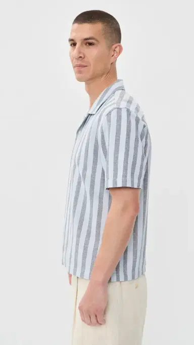RAILS Fielder Shirt Blue Jay tripe | Thumbnail 4 RAILS Fielder Shirt Blue Jay tripe | Thumbnail 4