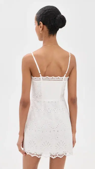 LoveShackFancy Peppy Dress Optic White 4 | Thumbnail 3 LoveShackFancy Peppy Dress Optic White 4 | Thumbnail 3
