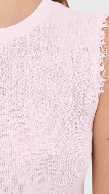 Helmut Lang Raw Edge Tank Pink M | Thumbnail 6 Helmut Lang Raw Edge Tank Pink M | Thumbnail 6