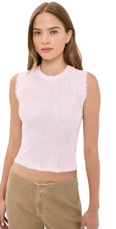 Helmut Lang Raw Edge Tank Pink M | Thumbnail 1 Helmut Lang Raw Edge Tank Pink M | Thumbnail 1