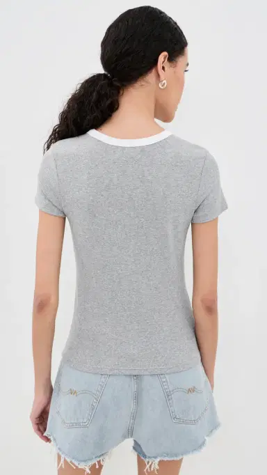 Velvet iley T-Shirt Heather Grey/White | Thumbnail 3 Velvet iley T-Shirt Heather Grey/White | Thumbnail 3