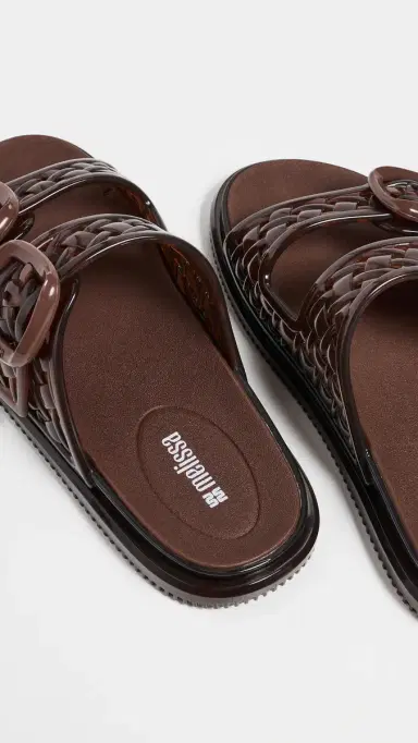 Melissa Possession Jelly Sandals Brown | Thumbnail 4 Melissa Possession Jelly Sandals Brown | Thumbnail 4