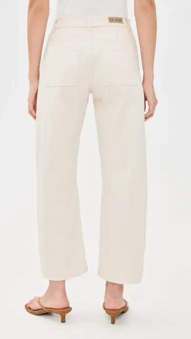 LE JEAN Studded Frankie Barrel Jeans Bone | Thumbnail 3 LE JEAN Studded Frankie Barrel Jeans Bone | Thumbnail 3