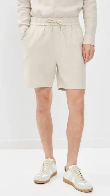 Les Deux Drawstring Linen Shorts 7 Light and | Thumbnail 2 Les Deux Drawstring Linen Shorts 7 Light and | Thumbnail 2