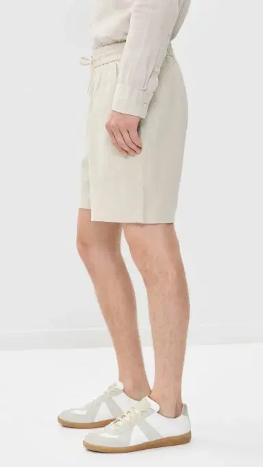 Les Deux Drawstring Linen Shorts 7 Light and | Thumbnail 4 Les Deux Drawstring Linen Shorts 7 Light and | Thumbnail 4