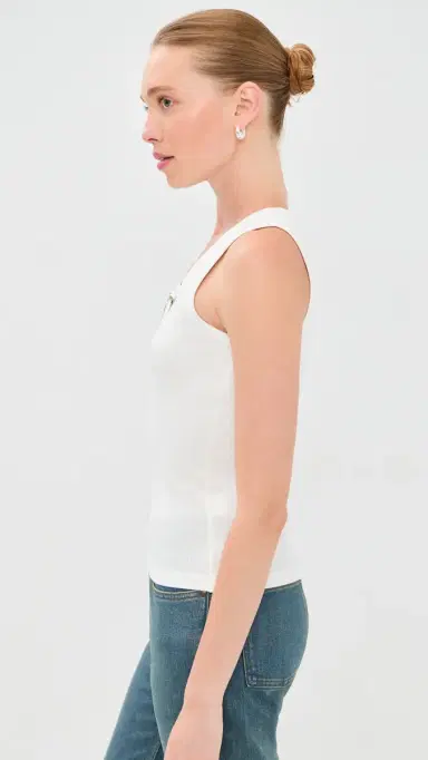 Burberry Tierra Tank Chalk | Thumbnail 4 Burberry Tierra Tank Chalk | Thumbnail 4