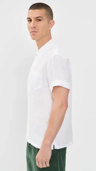 Alex Mill Linen Camp Shirt White | Thumbnail 4 Alex Mill Linen Camp Shirt White | Thumbnail 4