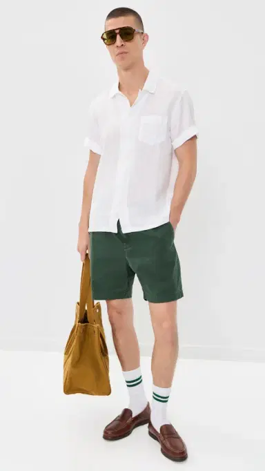 Alex Mill Linen Camp Shirt White | Thumbnail 5 Alex Mill Linen Camp Shirt White | Thumbnail 5