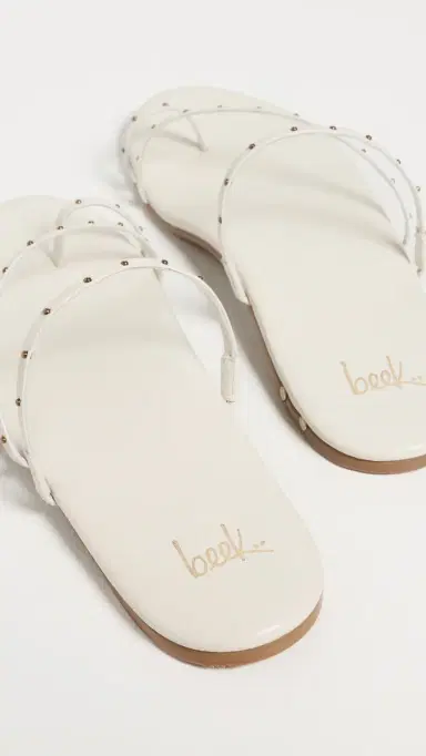 beek Ula Sandals Vanilla/Gold Studs | Thumbnail 4 beek Ula Sandals Vanilla/Gold Studs | Thumbnail 4