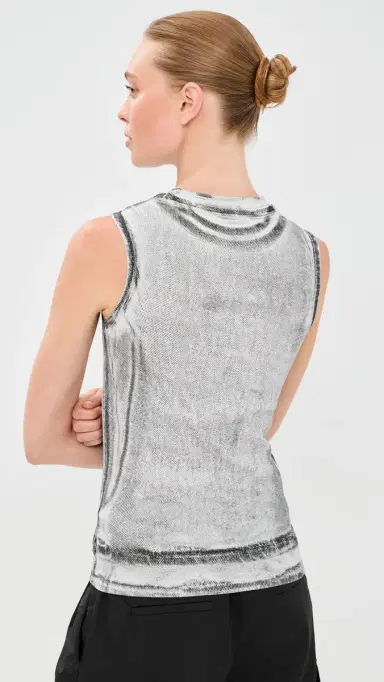 Acne Studios Elgie Tank Top Black/White L | Thumbnail 4 Acne Studios Elgie Tank Top Black/White L | Thumbnail 4