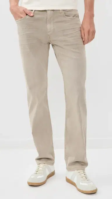 PAIGE Normandie Transcend Straight Jeans Vintage Pale Beige | Thumbnail 2 PAIGE Normandie Transcend Straight Jeans Vintage Pale Beige | Thumbnail 2