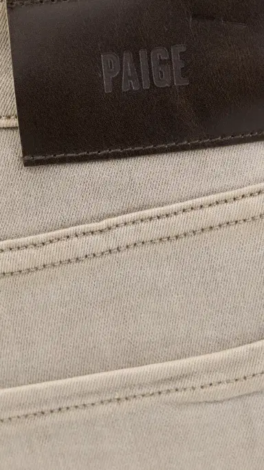 PAIGE Normandie Transcend Straight Jeans Vintage Pale Beige | Thumbnail 6 PAIGE Normandie Transcend Straight Jeans Vintage Pale Beige | Thumbnail 6