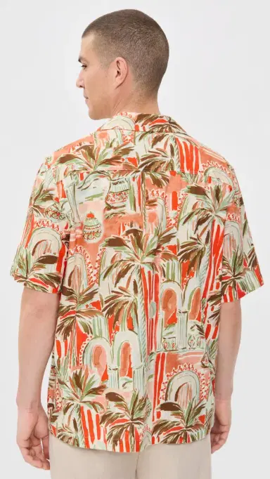 Les Deux Palm Shirt Raw ienna Orange | Thumbnail 3 Les Deux Palm Shirt Raw ienna Orange | Thumbnail 3