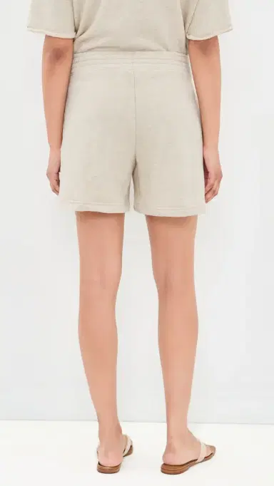 perfectwhitetee Bari French Terry Shorts Oatmeal (cour) | Thumbnail 3 perfectwhitetee Bari French Terry Shorts Oatmeal (cour) | Thumbnail 3