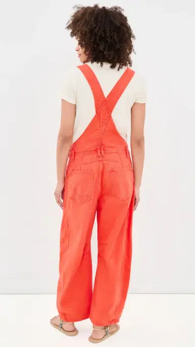 Free People Good Luck Overalls Spicy S | Thumbnail 3 Free People Good Luck Overalls Spicy S | Thumbnail 3