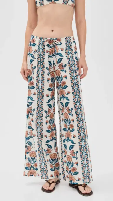 Montce Winona Floral Drawstring Wide-Leg Pants Winona Floral | Thumbnail 2 Montce Winona Floral Drawstring Wide-Leg Pants Winona Floral | Thumbnail 2
