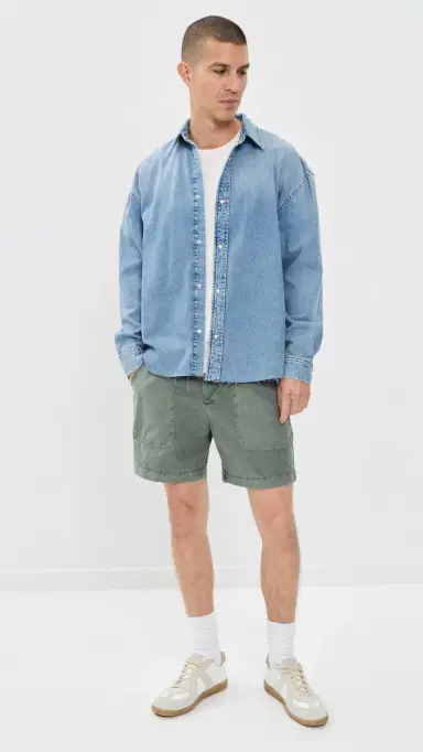 Save Khaki Candor Sport Shorts 6 Lichen | Thumbnail 5 Save Khaki Candor Sport Shorts 6 Lichen | Thumbnail 5