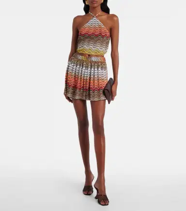 Missoni Wave lamé miniskirt | Thumbnail 3 Missoni Wave lamé miniskirt | Thumbnail 3