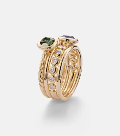David Yurman DY Mercer 18kt gold ring with gemstones | Thumbnail 3 David Yurman DY Mercer 18kt gold ring with gemstones | Thumbnail 3