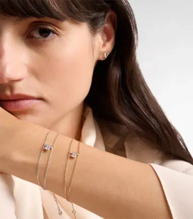 Repossi Letters 18kt rose gold bracelet with diamonds | Thumbnail 2 Repossi Letters 18kt rose gold bracelet with diamonds | Thumbnail 2