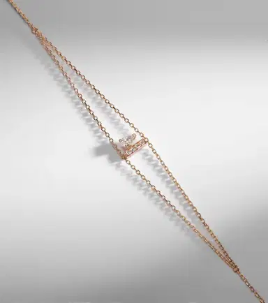 Repossi Letters 18kt rose gold bracelet with diamonds | Thumbnail 4 Repossi Letters 18kt rose gold bracelet with diamonds | Thumbnail 4