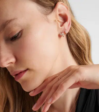 Repossi Serti Sur Vide 18kt rose gold single ear cuff with diamonds | Thumbnail 2 Repossi Serti Sur Vide 18kt rose gold single ear cuff with diamonds | Thumbnail 2