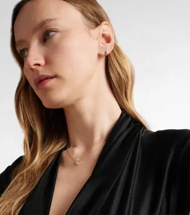 Repossi Serti Sur Vide 18kt rose gold single ear cuff with diamonds | Thumbnail 3 Repossi Serti Sur Vide 18kt rose gold single ear cuff with diamonds | Thumbnail 3