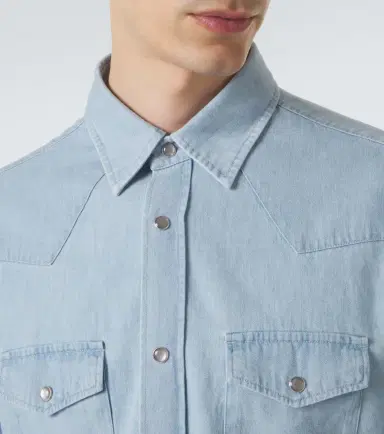 Tom Ford Denim Western shirt | Thumbnail 5 Tom Ford Denim Western shirt | Thumbnail 5