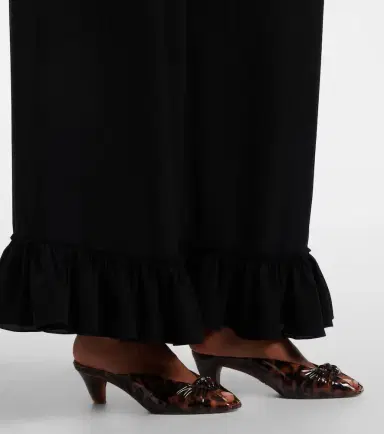 Chloé Chloé Silk crêpe de chine wide-leg pants | Thumbnail 3 Chloé Chloé Silk crêpe de chine wide-leg pants | Thumbnail 3