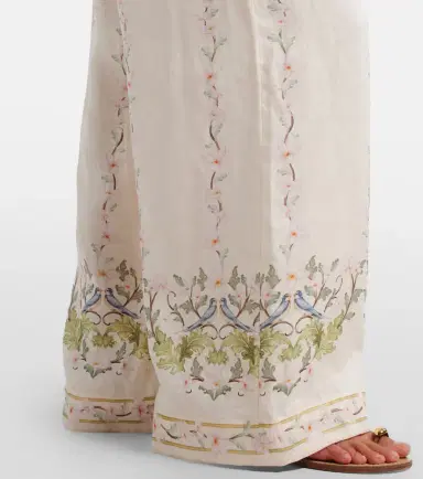 Agua by Agua Bendita Tota floral linen wide-leg pants | Thumbnail 3 Agua by Agua Bendita Tota floral linen wide-leg pants | Thumbnail 3