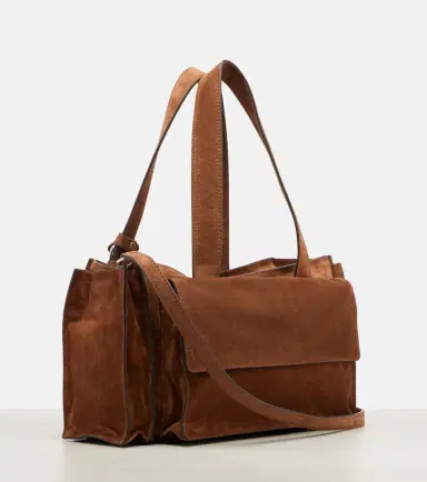 Miu Miu Utilitaire suede shoulder bag | Thumbnail 3 Miu Miu Utilitaire suede shoulder bag | Thumbnail 3