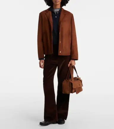 Miu Miu Utilitaire suede shoulder bag | Thumbnail 6 Miu Miu Utilitaire suede shoulder bag | Thumbnail 6