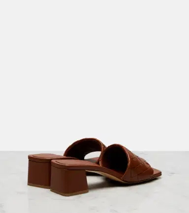 Bottega Veneta Parco Intrecciato leather mules | Thumbnail 2 Bottega Veneta Parco Intrecciato leather mules | Thumbnail 2