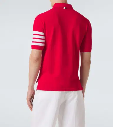 Thom Browne 4-Bar cotton polo shirt | Thumbnail 4 Thom Browne 4-Bar cotton polo shirt | Thumbnail 4