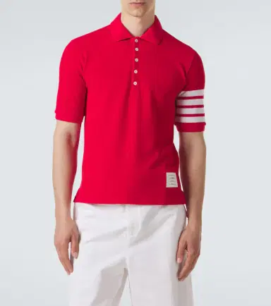 Thom Browne 4-Bar cotton polo shirt | Thumbnail 5 Thom Browne 4-Bar cotton polo shirt | Thumbnail 5